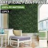 12 - Pack 24"x16" Artificial Grass Wall - 32 Square Feet, UV-Protected, Boxwood Hedge Design - Perfect for Indoor & Outdoor Spaces, Garden & Backyard