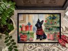 NEW Scottish Terrier Cozy Christmas Doormat Front Door Mat Indoor Outdoor Rugs for Entryway, Non Slip Washable Low Pile, 18H X 27W