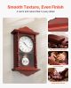 Grandfather Clock Vintage Pendulum Wall Clock 18 in with Quartz Movement